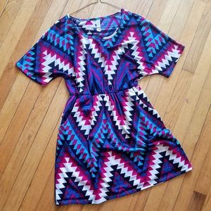 Aztec print dress